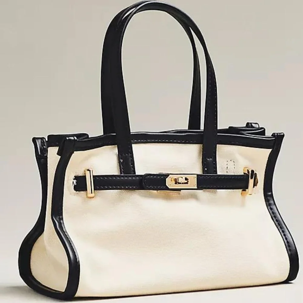 Anthropologie Black and Cream Crossbody Bag NWT - Picture 4 of 11